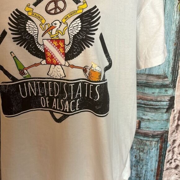 United States of Alsace T-shirt, size large, excellent used condition - Picture 4 of 10
